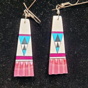Native American design earrings